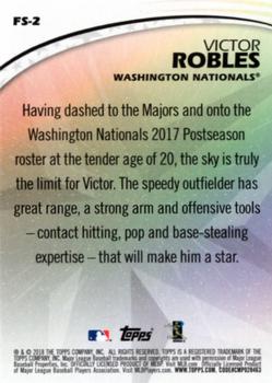 2018 Topps - Future Stars #FS-2 Victor Robles Back