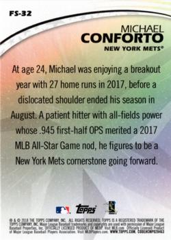 2018 Topps - Future Stars #FS-32 Michael Conforto Back