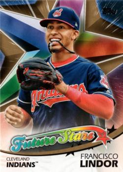 2018 Topps - Future Stars Gold #FS-46 Francisco Lindor Front
