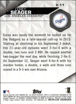 2018 Topps - Instant Impact #II-11 Corey Seager Back