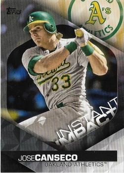 2018 Topps - Instant Impact Black #II-32 Jose Canseco Front
