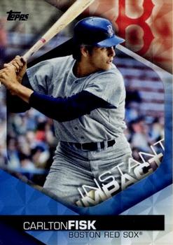 2018 Topps - Instant Impact Blue #II-23 Carlton Fisk Front