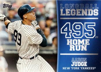 2018 Topps - Longball Legends #LL-1 Aaron Judge Front