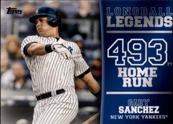 2018 Topps - Longball Legends #LL-15 Gary Sanchez Front