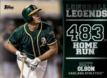 2018 Topps - Longball Legends #LL-36 Matt Olson Front