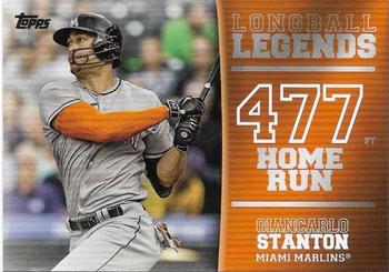 2018 Topps - Longball Legends #LL-38 Giancarlo Stanton Front