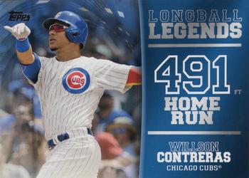 2018 Topps - Longball Legends Blue #LL-4 Willson Contreras Front