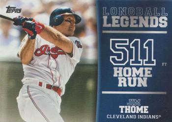 2018 Topps - Longball Legends Blue #LL-11 Jim Thome Front