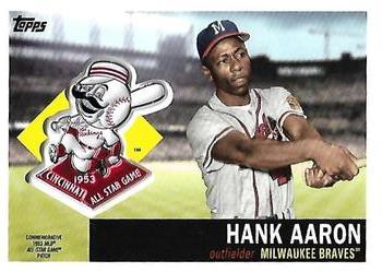 2018 Topps - MLB All-Star Game Logo Manufactured Patch Relics #ASP-HA Hank Aaron Front
