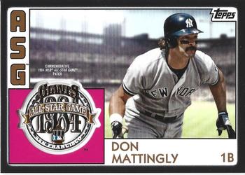 2018 Topps - MLB All-Star Game Logo Manufactured Patch Relics Black #ASP-DM Don Mattingly Front