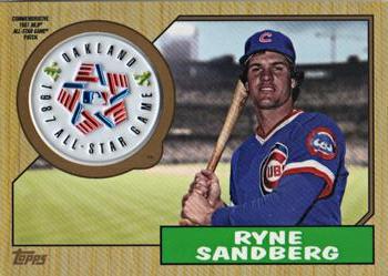 2018 Topps - MLB All-Star Game Logo Manufactured Patch Relics Gold #ASP-RA Ryne Sandberg Front