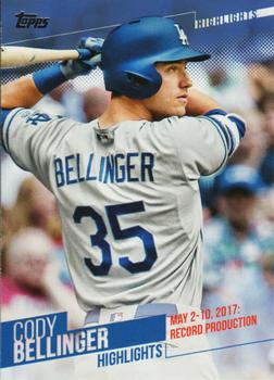 2018 Topps - Cody Bellinger Highlights Blue #CB-4 Cody Bellinger Front