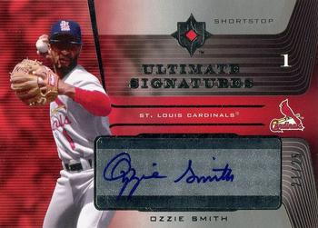 2004 Upper Deck Ultimate Collection - Signatures #OS Ozzie Smith Front