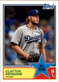 2018 Topps - 1983 Topps Baseball 35th Anniversary All-Stars #83AS-12 Clayton Kershaw Front
