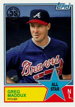 2018 Topps - 1983 Topps Baseball 35th Anniversary All-Stars #83AS-54 Greg Maddux Front