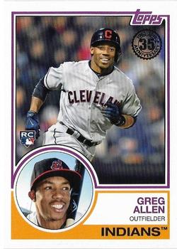 2018 Topps - 1983 Topps Baseball 35th Anniversary Rookies #83-10 Greg Allen Front