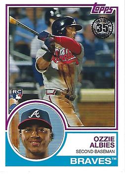 2018 Topps - 1983 Topps Baseball 35th Anniversary Rookies #83-16 Ozzie Albies Front