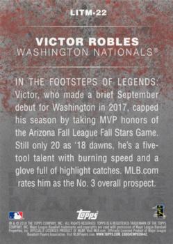 2018 Topps - Legends in the Making (Series 2) #LITM-22 Victor Robles Back