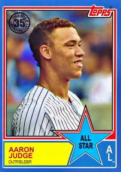 2018 Topps - 1983 Topps Baseball 35th Anniversary All-Stars Blue #83AS-1 Aaron Judge Front