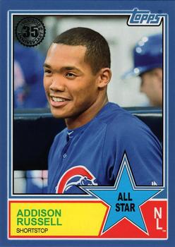 2018 Topps - 1983 Topps Baseball 35th Anniversary All-Stars Blue #83AS-35 Addison Russell Front