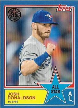 2018 Topps - 1983 Topps Baseball 35th Anniversary All-Stars Blue #83AS-37 Josh Donaldson Front