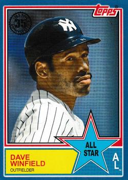 2018 Topps - 1983 Topps Baseball 35th Anniversary All-Stars Blue #83AS-66 Dave Winfield Front