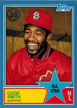 2018 Topps - 1983 Topps Baseball 35th Anniversary All-Stars Blue #83AS-68 Ozzie Smith Front