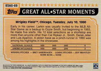 2018 Topps - 1983 Topps Baseball 35th Anniversary All-Stars Blue #83AS-69 Barry Larkin Back
