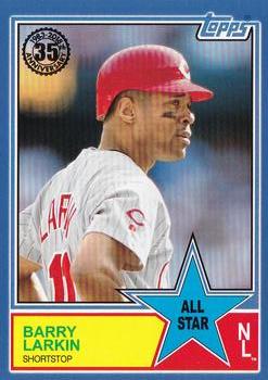 2018 Topps - 1983 Topps Baseball 35th Anniversary All-Stars Blue #83AS-69 Barry Larkin Front