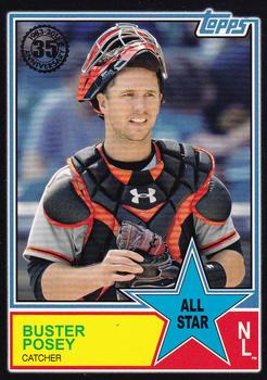 2018 Topps - 1983 Topps Baseball 35th Anniversary All-Stars Black #83AS-14 Buster Posey Front