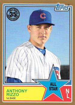2018 Topps - 1983 Topps Baseball 35th Anniversary All-Stars Gold #83AS-34 Anthony Rizzo Front