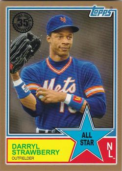 2018 Topps - 1983 Topps Baseball 35th Anniversary All-Stars Gold #83AS-56 Darryl Strawberry Front