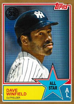 2018 Topps - 1983 Topps Baseball 35th Anniversary All-Stars Gold #83AS-66 Dave Winfield Front