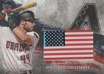 2018 Topps - MLB Independence Day U.S. Flag Manufactured Patch Relics #IDML-PG Paul Goldschmidt Front