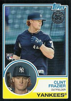 2018 Topps - 1983 Topps Baseball 35th Anniversary Rookies Black #83-15 Clint Frazier Front