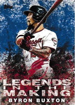2018 Topps - Legends in the Making Blue (Series 2) #LITM-3 Byron Buxton Front
