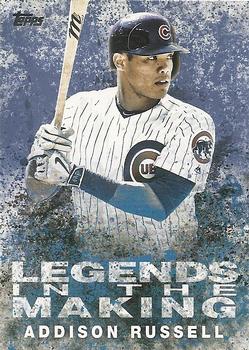 2018 Topps - Legends in the Making Blue (Series 2) #LITM-6 Addison Russell Front