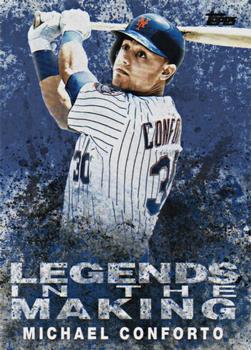 2018 Topps - Legends in the Making Blue (Series 2) #LITM-15 Michael Conforto Front