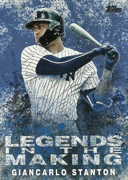 2018 Topps - Legends in the Making Blue (Series 2) #LITM-19 Giancarlo Stanton Front