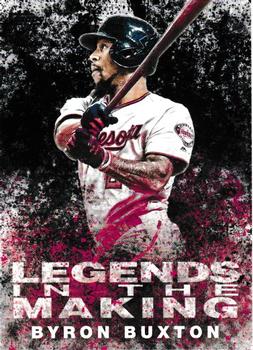 2018 Topps - Legends in the Making Black (Series 2) #LITM-3 Byron Buxton Front