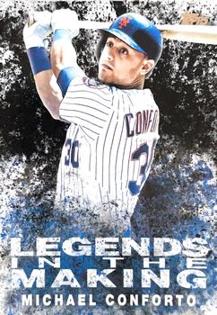 2018 Topps - Legends in the Making Black (Series 2) #LITM-15 Michael Conforto Front