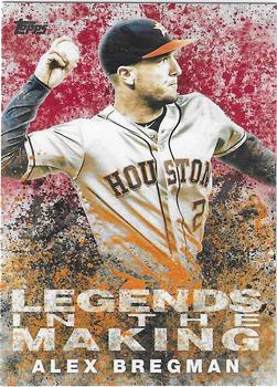 2018 Topps - Legends in the Making Red (Series 2) #LITM-11 Alex Bregman Front