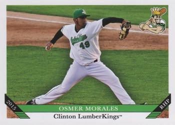 2015 Grandstand Clinton LumberKings #NNO Osmer Morales Front
