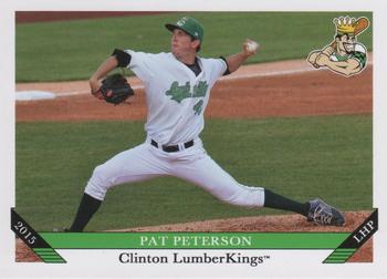 2015 Grandstand Clinton LumberKings #NNO Pat Peterson Front