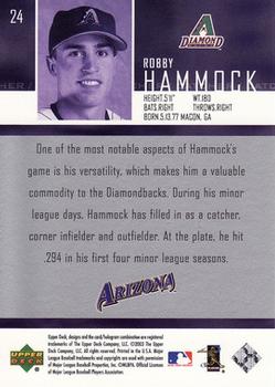 2004 Upper Deck #24 Robby Hammock Back