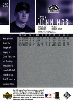 2004 Upper Deck #256 Jason Jennings Back