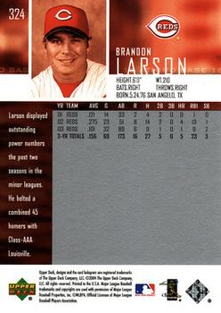2004 Upper Deck #324 Brandon Larson Back