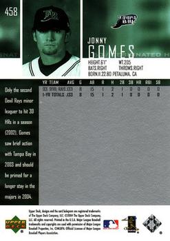 2004 Upper Deck #458 Jonny Gomes Back