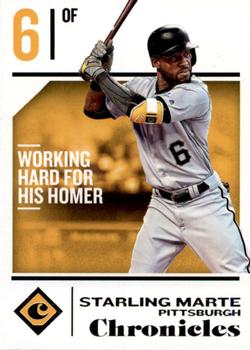 2018 Panini Chronicles #11 Starling Marte Front