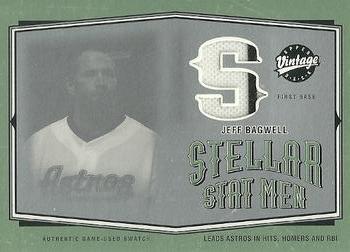 2004 Upper Deck Vintage - Stellar Stat Men Jerseys #SSM-25 Jeff Bagwell Front